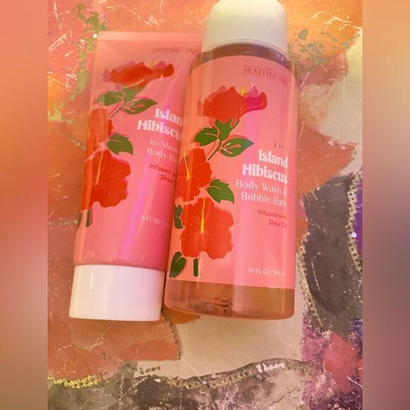 🛍️The spathecary Island Hibiscus 🌺 Bady Balm & 2in1 Body wash & Bubble Bath 💥 - Picture 1 of 9